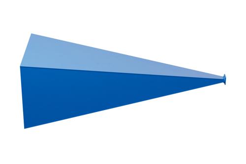 WR-90 Waveguide Standard Gain Horn Antenna Operating from 8.4 GHz to 12.4 GHz with a Nominal 30 dBi Gain with UG-135/U Square Cover Flange