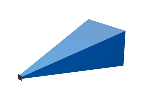 WR-90 Waveguide Standard Gain Horn Antenna Operating from 8.4 GHz to 12.4 GHz with a Nominal 30 dBi Gain with UG-135/U Square Cover Flange