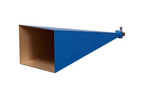 WR-90 Waveguide Standard Gain Horn Antenna Operating from 8.2 GHz to 12.4 GHz with a Nominal 25 dB Gain N Female Input