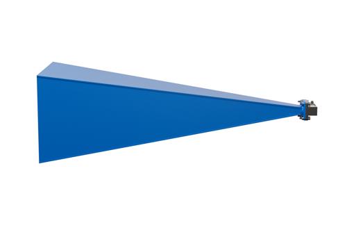 WR-90 Waveguide Standard Gain Horn Antenna Operating from 8.2 GHz to 12.4 GHz with a Nominal 25 dB Gain SMA Female Input