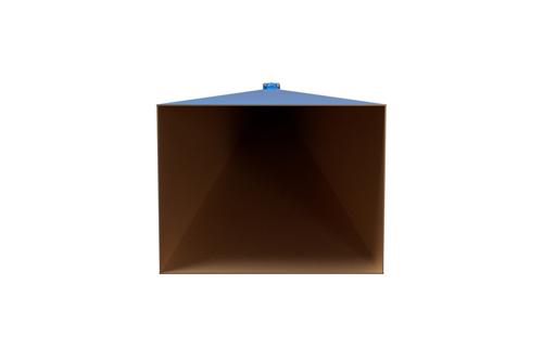 WR-90 Waveguide Standard Gain Horn Antenna Operating from 8.2 GHz to 12.4 GHz with a Nominal 30 dB Gain SMA Female Input