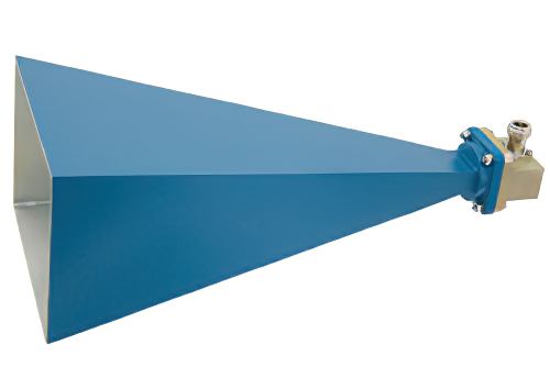 WR-102 Waveguide Standard Gain Horn Antenna Operating From 7 GHz to 11 GHz With a Nominal 20 dB Gain N Female Input