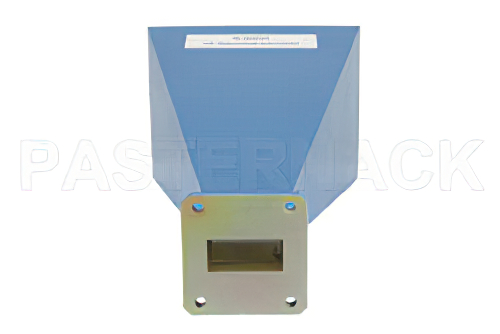 WR-112 Waveguide Standard Gain Horn Antenna Operating From 7.05 GHz to 10 GHz With a Nominal 20 dBi Gain With Square Cover Flange