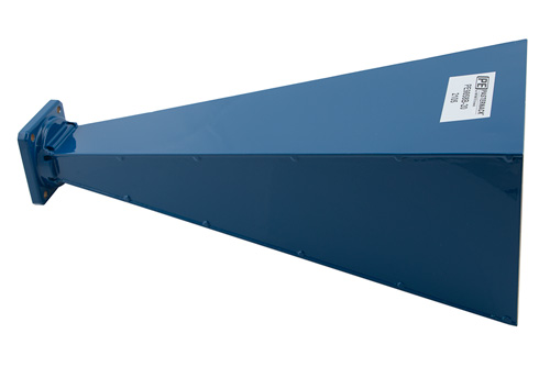 WR-112 Waveguide Standard Gain Horn Antenna Operating From 7.05 GHz to 10 GHz With a Nominal 20 dBi Gain With Square Cover Flange