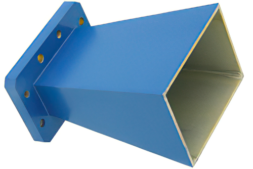 WR-137 Waveguide Standard Gain Horn Antenna Operating From 5.85 GHz to 8.2 GHz With a Nominal 10 dBi Gain With CMR-137 Flange