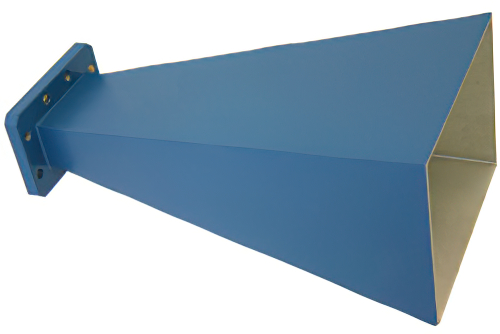 WR-137 Waveguide Standard Gain Horn Antenna Operating From 5.85 GHz to 8.2 GHz With a Nominal 15 dBi Gain With CMR-137 Flange