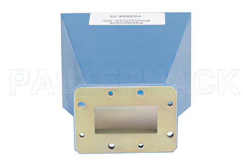 WR-137 Waveguide Standard Gain Horn Antenna Operating From 5.85 GHz to 8.2 GHz With a Nominal 15 dBi Gain With CMR-137 Flange