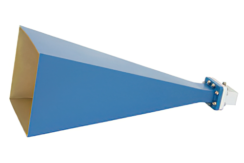 WR-137 Waveguide Standard Gain Horn Antenna Operating From 5.85 GHz to 8.2 GHz With a Nominal 20 dB Gain SMA Female Input
