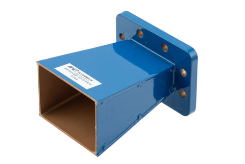 WR-137 Waveguide Standard Gain Horn Antenna Operating From 5.85 GHz to 8.2 GHz With a Nominal 10 dBi Gain With CPRG Flange