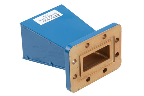 WR-137 Waveguide Standard Gain Horn Antenna Operating From 5.85 GHz to 8.2 GHz With a Nominal 10 dBi Gain With CPRG Flange