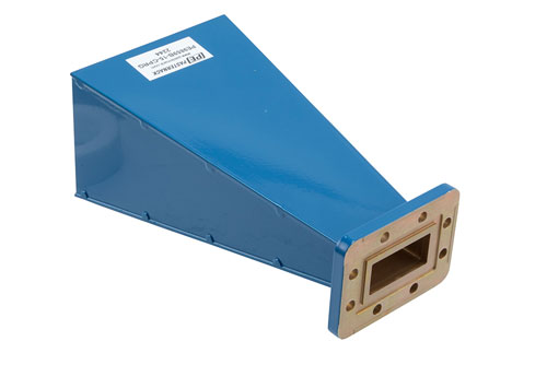 WR-137 Waveguide Standard Gain Horn Antenna Operating From 5.85 GHz to 8.2 GHz With a Nominal 15 dBi Gain With CPRG Flange