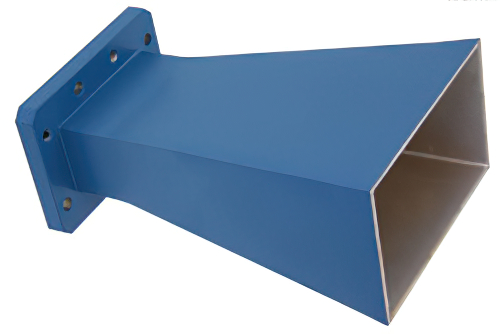 WR-159 Waveguide Standard Gain Horn Antenna Operating From 4.9 GHz to 7.05 GHz With a Nominal 10 dBi Gain With CMR-159 Flange