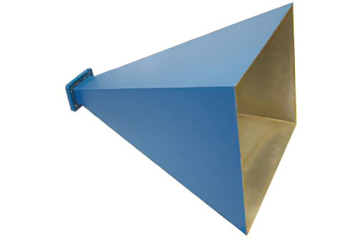 WR-159 Waveguide Standard Gain Horn Antenna Operating From 4.9 GHz to 7.05 GHz With a Nominal 20 dBi Gain With CMR-159 Flange