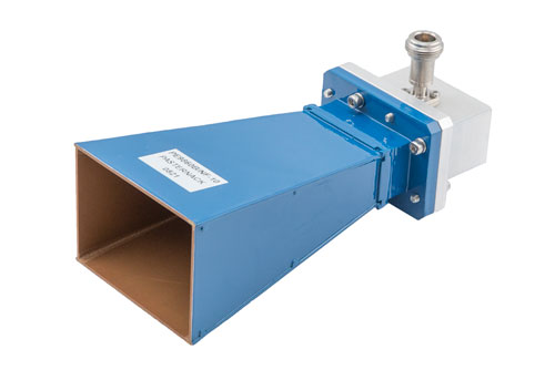 WR-159 Standard Gain Horn Antenna Operating From 4.9 GHz to 7.05 GHz, 10 dBi Nominal Gain, Type N Female Input Connector, ProLine