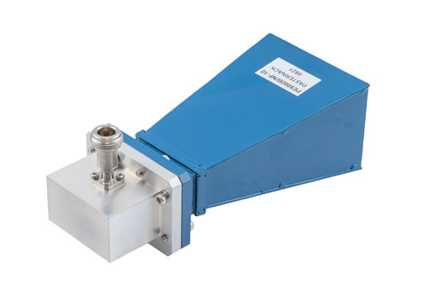 WR-159 Standard Gain Horn Antenna Operating From 4.9 GHz to 7.05 GHz, 10 dBi Nominal Gain, Type N Female Input Connector, ProLine