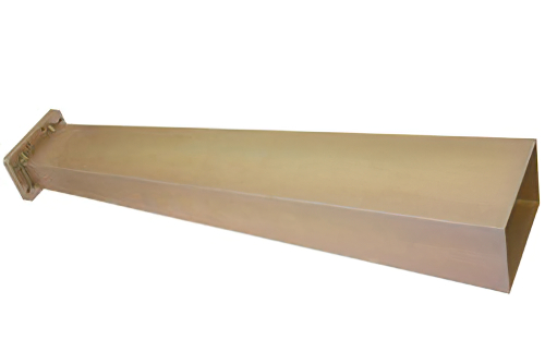 WR-187 Waveguide Standard Gain Horn Antenna Operating From 3.95 GHz to 5.85 GHz With a Nominal 10 dBi Gain With CMR-187 Flange