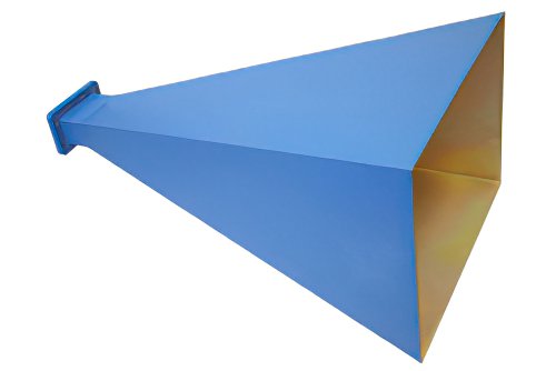 WR-187 Waveguide Standard Gain Horn Antenna Operating From 3.95 GHz to 5.85 GHz With a Nominal 20 dBi Gain With CMR-187 Flange