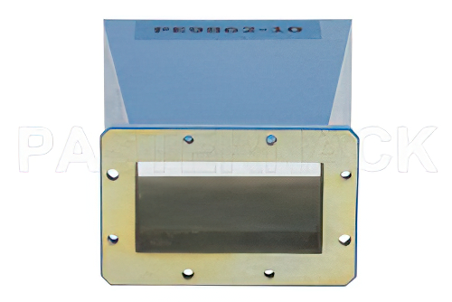 WR-229 Standard Gain Horn Antenna Operating From 3.3 GHz to 4.9 GHz With a Nominal 10 dB Gain With CMR-229 Flange