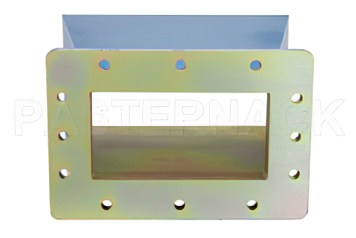 WR-430 Waveguide Standard Gain Horn Antenna Operating From 1.7 GHz to 2.6 GHz With a Nominal 10 dBi Gain With CPR-430F Flange