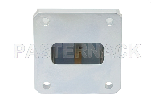 WR-112 Square Type Flange to End Launch SMA Female Waveguide to Coax Adapter Operating from 7.05 GHz to 10 GHz