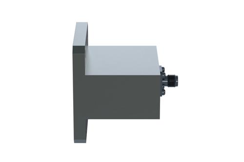 WR-112 Square Type Flange to End Launch SMA Female Waveguide to Coax Adapter Operating from 7.05 GHz to 10 GHz