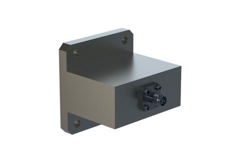 WR-112 Square Type Flange to End Launch SMA Female Waveguide to Coax Adapter Operating from 7.05 GHz to 10 GHz