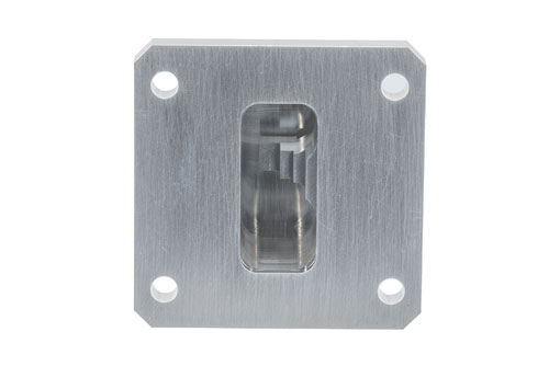 WR-112 Square Type Flange to End Launch N Female Waveguide to Coax Adapter Operating from 7.05 GHz to 10 GHz