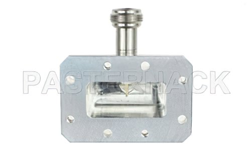 WR-137 CMR-137 Flange to N Female Waveguide to Coax Adapter Operating from 5.85 GHz to 8.2 GHz