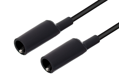 Alligator Clip to Alligator Clip Cable 36 Inch Length Using Black Wire