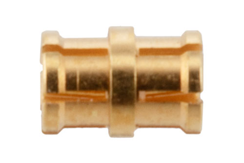 SMPS Female to SMPS Female Adapter, Bullet, OAL 0.098 inches, 65 GHz, 50 Ohm