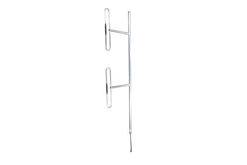2 Folded Dipole antenna, 138 MHz - 174 MHz, 7.6 dBi gain, 1/4 Wave