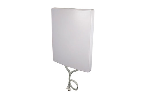 2400-2500, 5150-5850, 6000-7125 MHz Flat Panel MIMO Antenna, 11 dBi Gain, 8 N Type Male Connectors