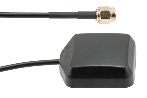 31 dBi Active GPS/GLONASS Magnet Mount Antenna RHCP 1575/1602 MHz, RG174 SMA Male IPX6