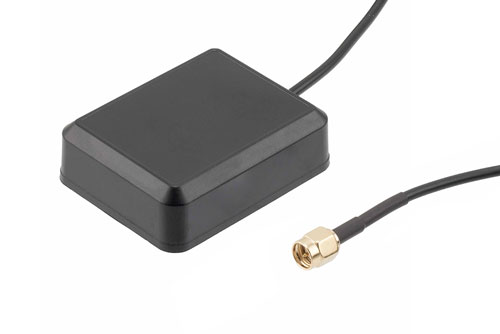 32 dBi Active GPS/BeiDou Magnet Mount Antenna RHCP 1561/1575 MHz, RG174 SMA Male IP66