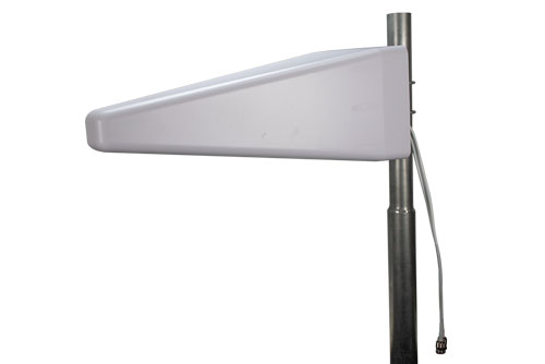 7-9-11 dBi Log Periodic Antenna 600-960 MHz, 1.71-2.7 GHz, 3.3-3.8 GHz, N Type Female, V and H-pol, 2:1 Typ VSWR, 2 Port