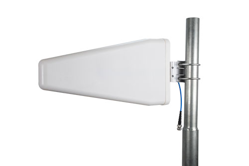 10-11-11 dBi Log Periodic Antenna 698-960 MHz, 1.71-2.7 GHz, 3.3-4.2 GHz, N Type Female, V-pol, 1.7:1 Typ VSWR, 2 Port, Low PIM