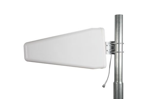 10-11-11 dBi Log Periodic Antenna 698-960 MHz, 1.71-2.5 GHz, 3.3-4.2 GHz, N Type Female, V-pol, 1.7:1 Typ VSWR