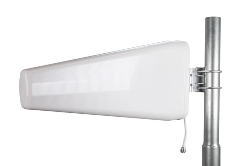 10-11-11 dBi Log Periodic Antenna 698-960 MHz, 1.71-2.7 GHz, 3.3-6 GHz, N Type Female, V-pol, 1.7:1 Typ VSWR