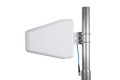 9-10 dBi Log Periodic Antenna 806-960 MHz, 1.71-2.7 GHz, N Type Female, V-pol, 1.7:1 Typ VSWR