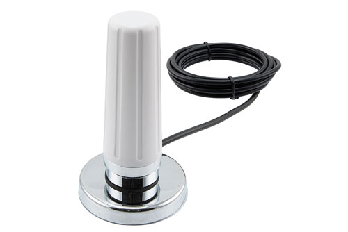 617-7125 MHz, 2-5 dBi Gain, Omni-directional Antenna with Magnetic NMO Mount, TNC-Male Connector