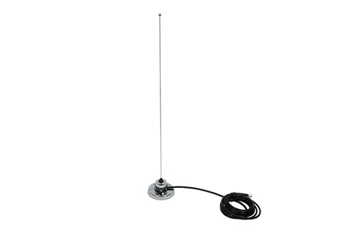 136-174 MHz, 2.5 dBi Gain, Omni-directional Antenna with Magnetic NMO Mount, SMA-Male Connector