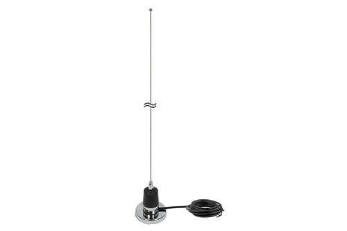 136-174 MHz, 3.5 dBi Gain, Omni-directional Antenna with Magnetic NMO Mount, N-Female Connector