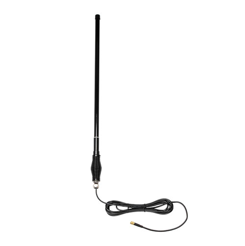 698 to 2700 MHz Omni Antenna 6.5 dBi Gain, 5.5 mm Spring SMA Male Connector, Black Fiberglass Radome
