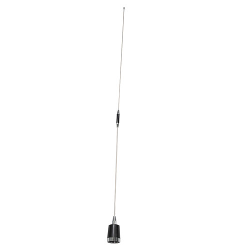 144, 430 MHz Omni Antenna 5.5 dBi Gain, NMO Connector, Stainless Steel Reflector