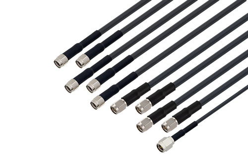 4 Cellular, 5 Wi-Fi, 1 GPS Combination Antenna 4 SMA, 5 RP SMA, 1 SMA Connector Black