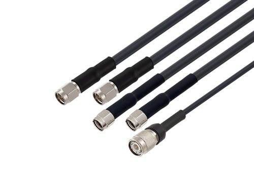 2 Cellular, 2 Wi-Fi, 1 GPS Combination Antenna 2 SMA, 2 RP SMA, 1 TNC Connector Black