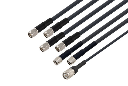 4 Cellular, 2 Wi-Fi, 1 GPS Combination Antenna 4 SMA, 2 RP SMA, 1 TNC Connector Black