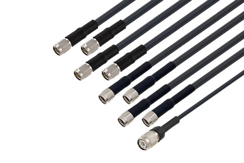 4 Cellular, 4 Wi-Fi, 1 GPS Combination Antenna 4 SMA, 4 RP SMA, 1 TNC Connector Black