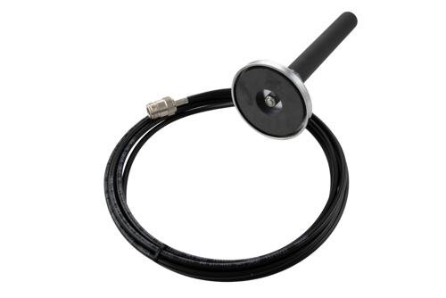4.4 GHz to 5.9 GHz, Bifilar Omni Antenna, RHCP with 3.75 dBic Gain, Magnetic Mount LMR195 Cable with Type N Female and Black G10 Radome