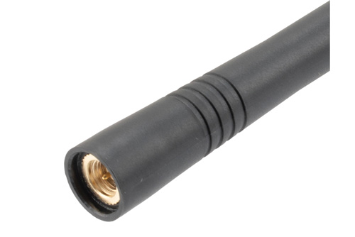 2.4 GHz to 2.5 GHz Concave Shaped Antenna, Dipole, SMA Male Connector, 3 dBi Gain